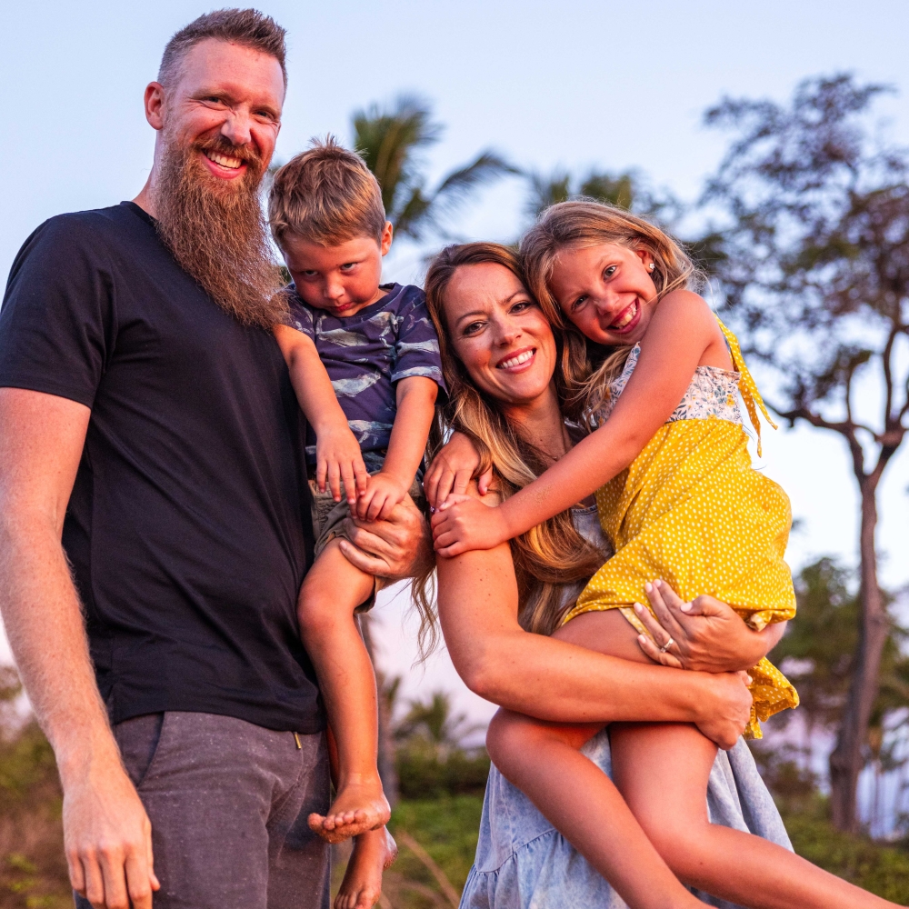 Brandon Turner with Family